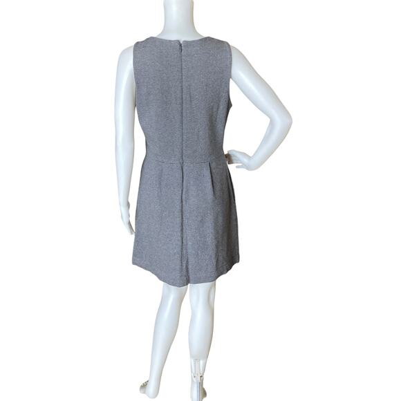 Madewell 100% Cotton Knit Mini Dress Size M Gray - Picture 2 of 6
